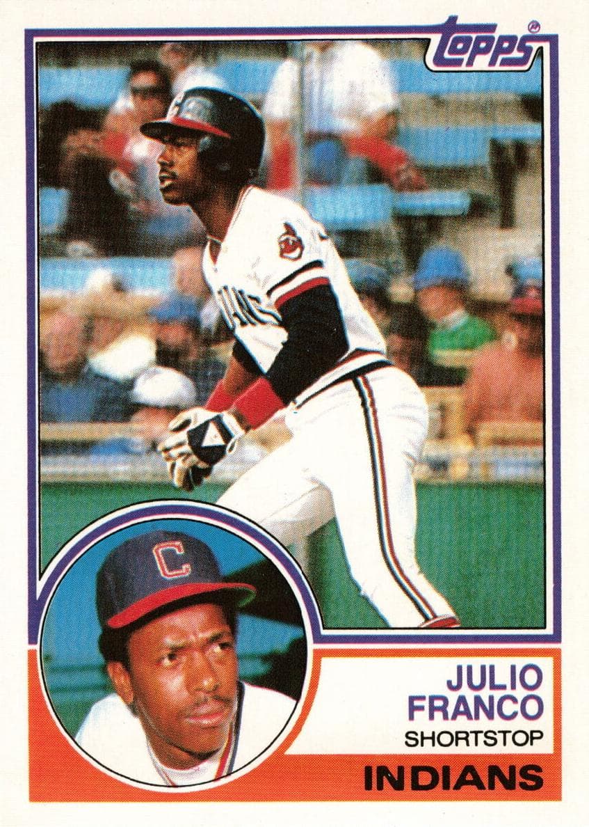 Julio Franco 1983 topps