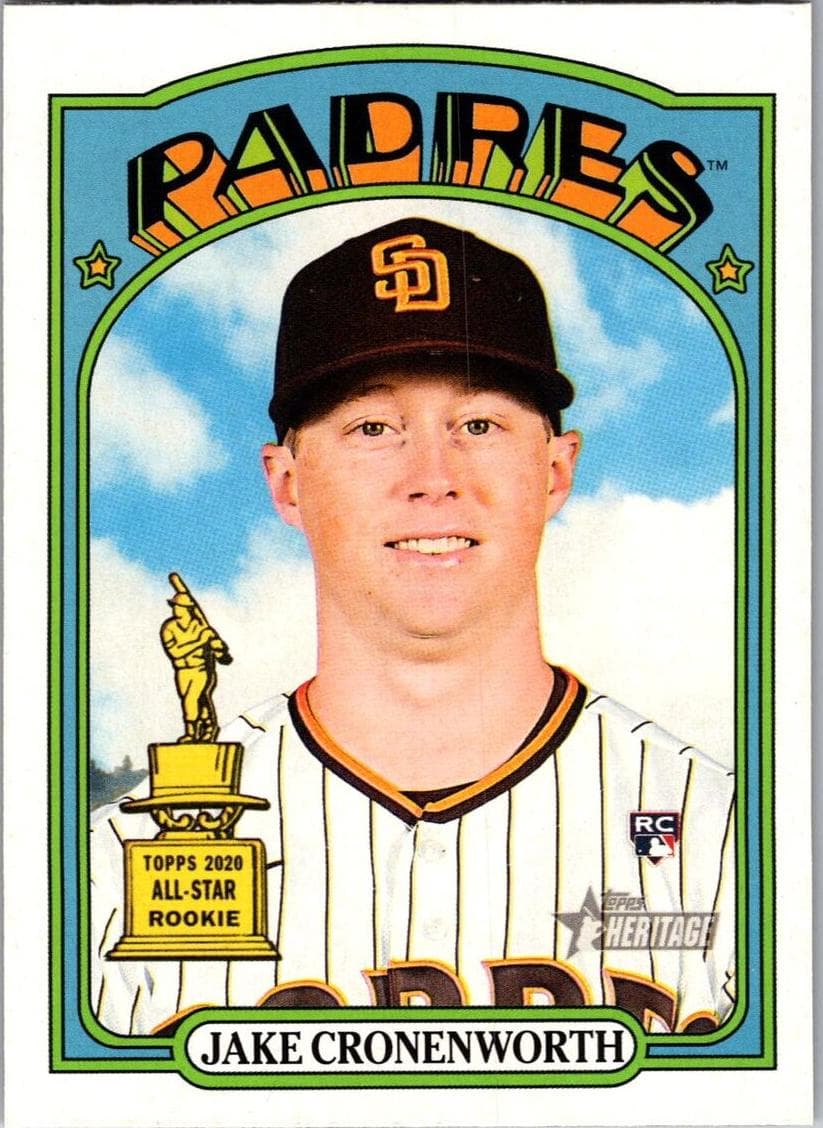 Jake Cronenworth 2021 topps Topps Heritage