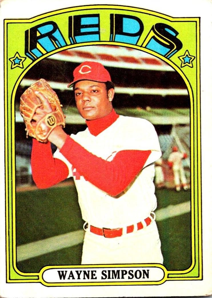 Wayne Simpson 1972 topps Topps