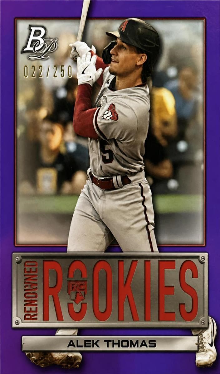 Alek Thomas 2022 bowman Bowman Platinum