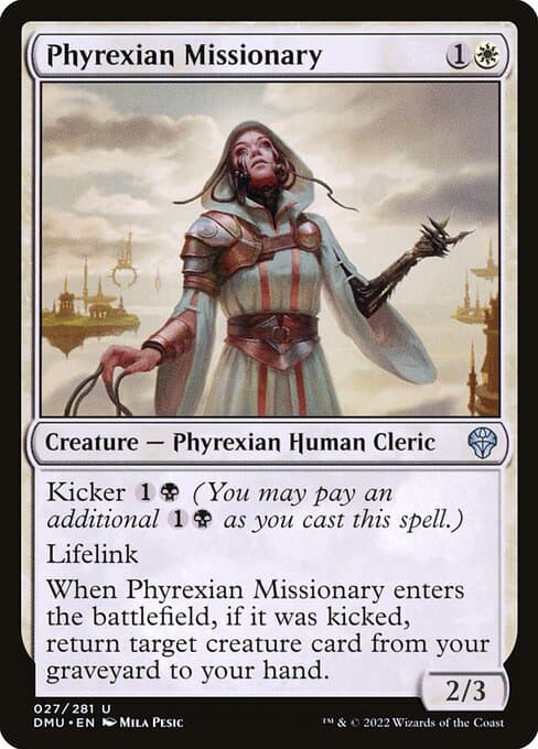 Phyrexian Missionary 2022 Magic: The Gathering Dominaria United
