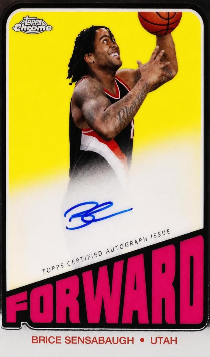 Brice Sensabaugh 2023 topps Topps Chrome