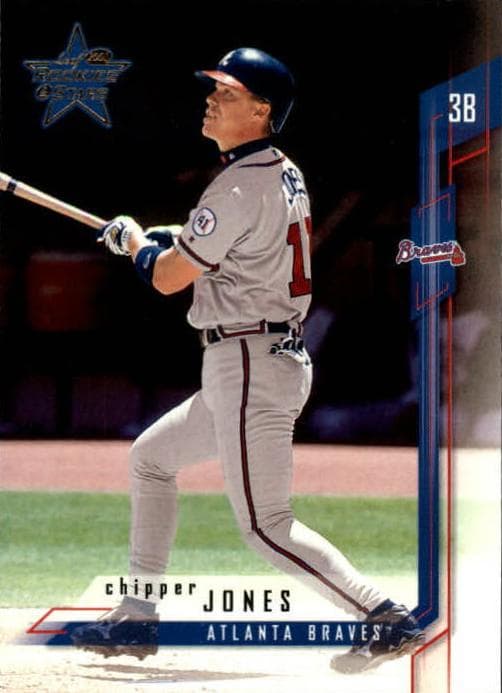 Chipper Jones 2001 leaf Leaf Rookies & Stars