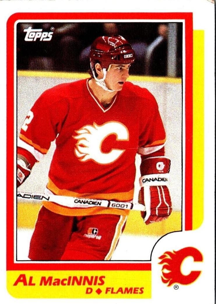 Al MacInnis 1986 topps Topps