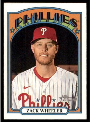 Zack Wheeler 2021 topps Topps Heritage