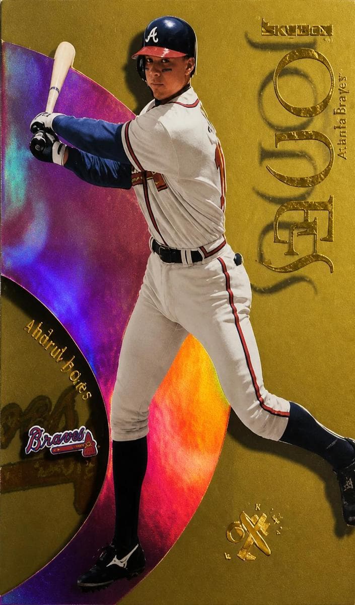 Chipper Jones 1999 fleer SkyBox E-X Century