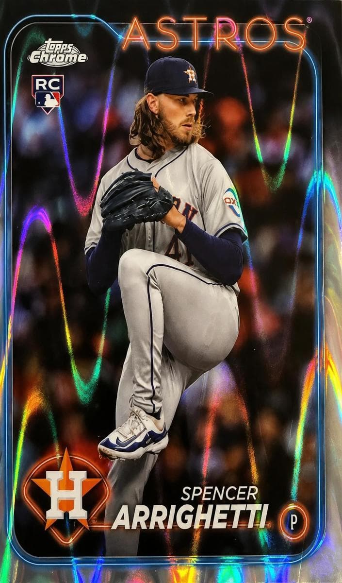 Spencer Arrighetti 2024 topps Topps Chrome Update