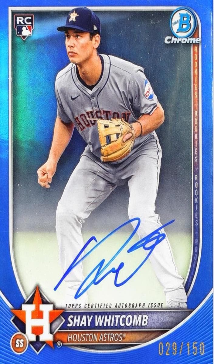 Shay Whitcomb 2025 bowman Bowman