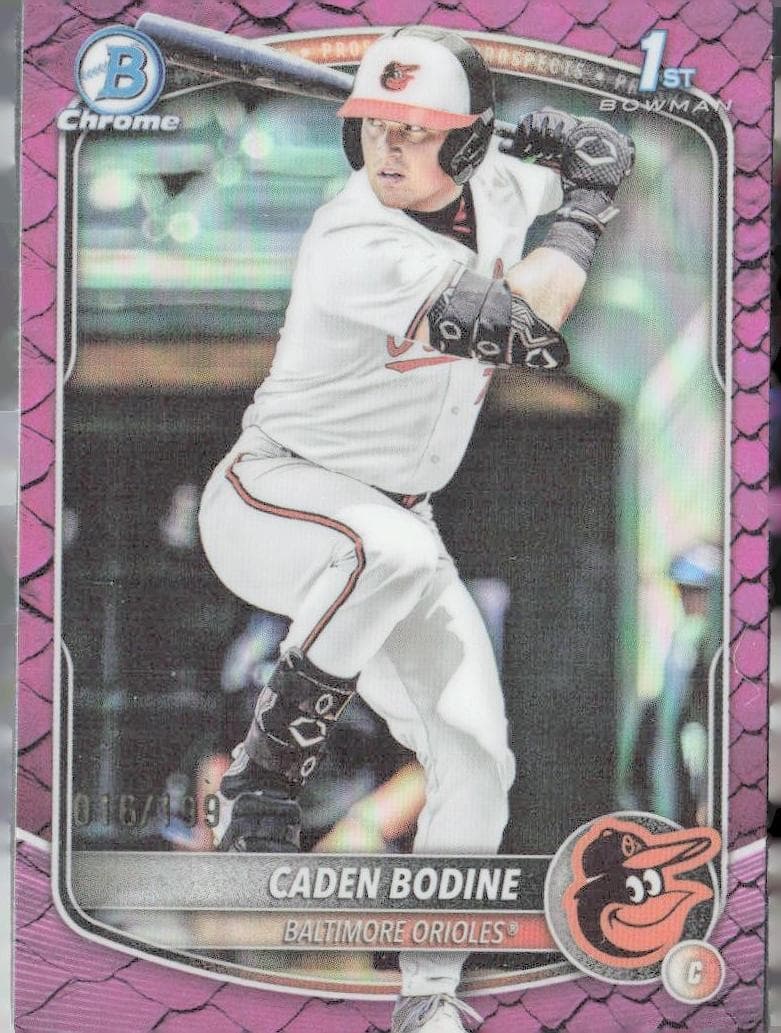 Caden Bodine 2025 bowman Bowman Draft