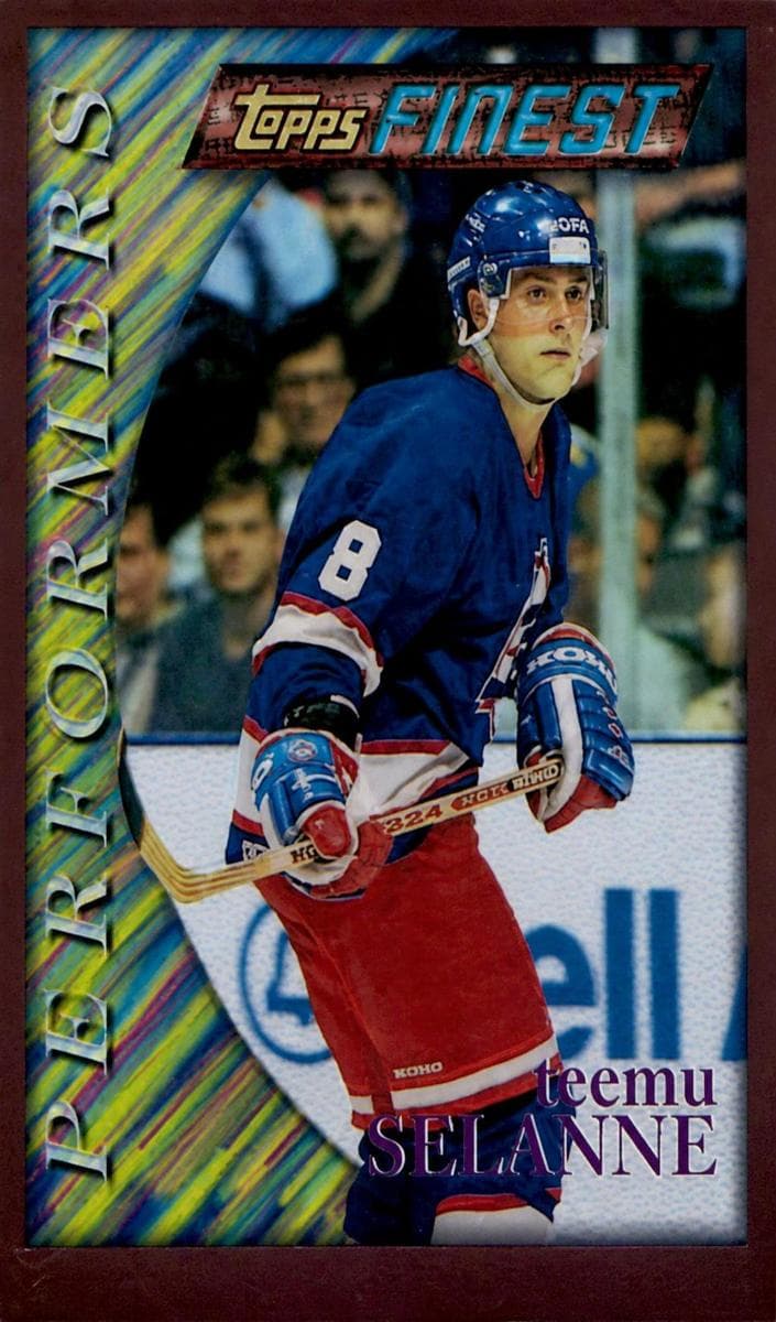Teemu Selanne 1995 topps Topps Finest