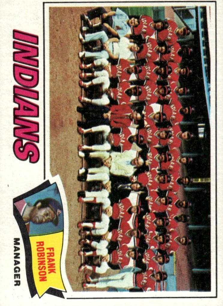 Cleveland Indians / Frank Robinson 1977 topps Topps