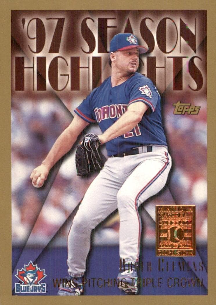Roger Clemens 1998 topps Topps Chrome