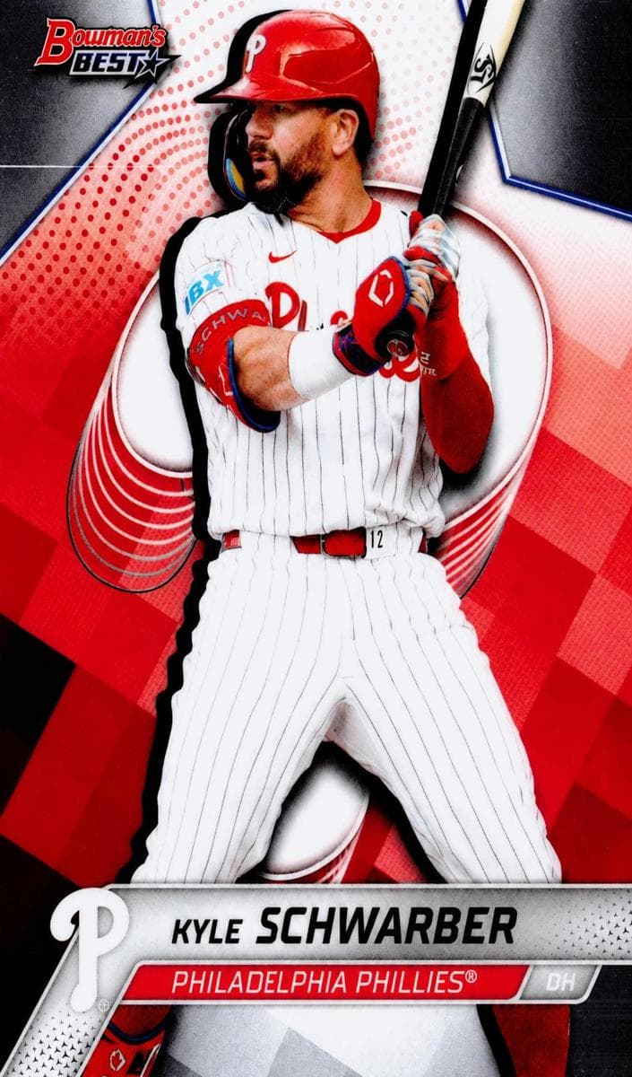 Kyle Schwarber 2025 bowman Bowman Best