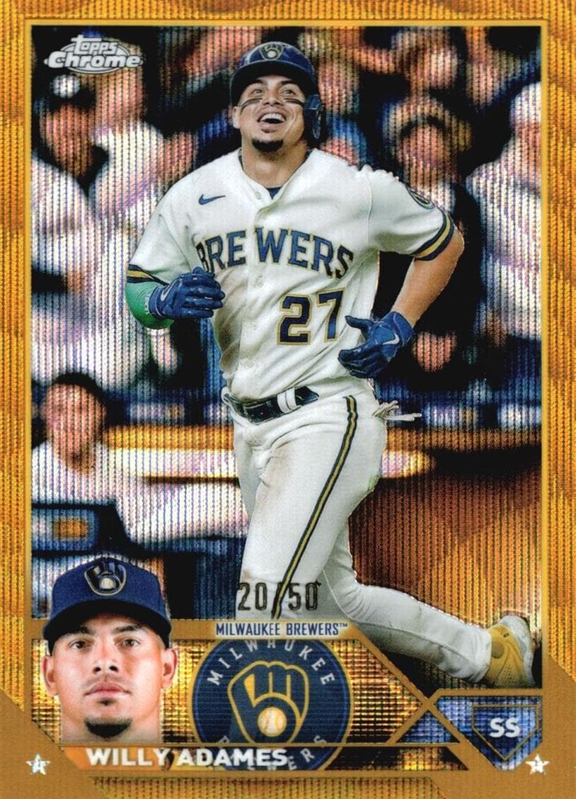 Willy Adames 2023 topps Topps Chrome