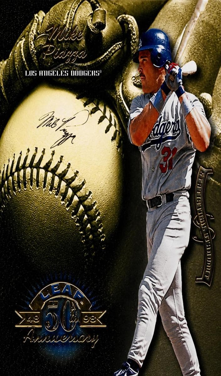 Mike Piazza 1998 leaf Leaf