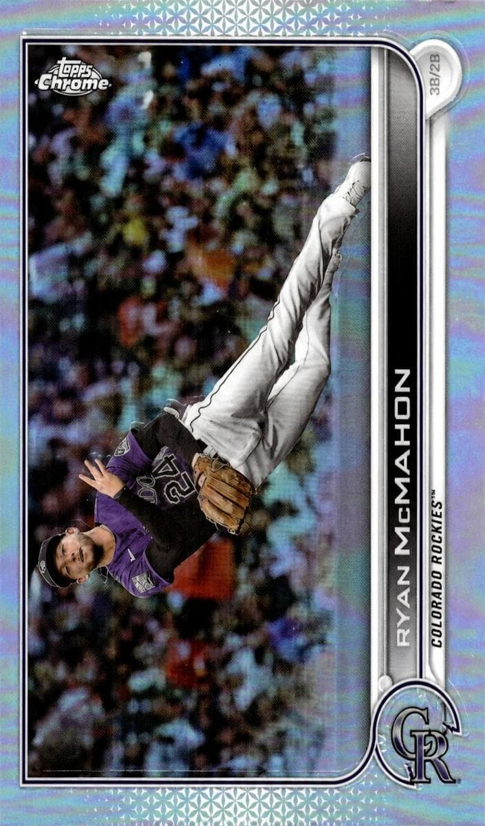 Ryan McMahon 2022 topps Topps Chrome Sapphire Edition