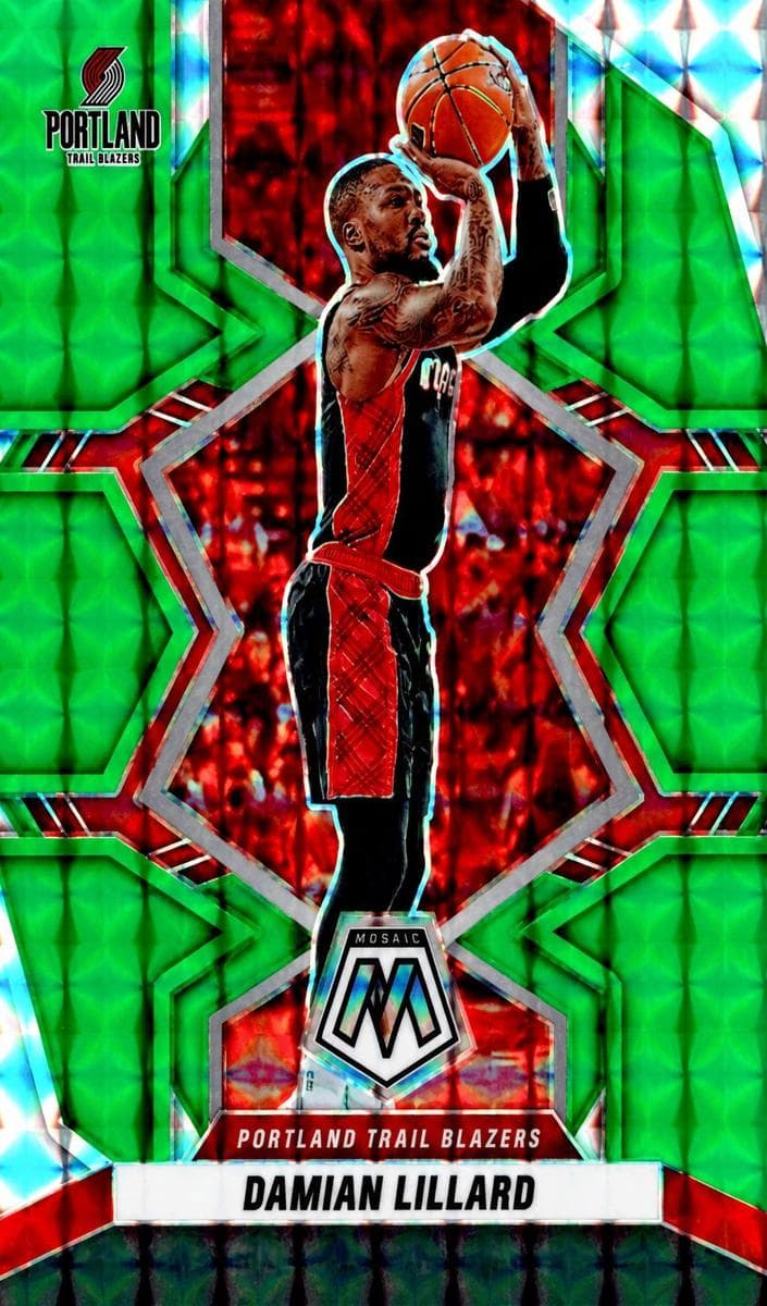Damian Lillard 2021 panini Panini Mosaic