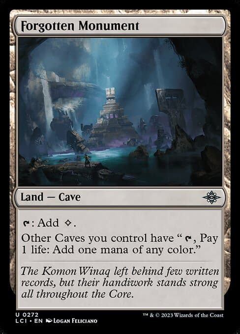 Forgotten Monument 2023 Magic: The Gathering Lost Caverns of Ixalan