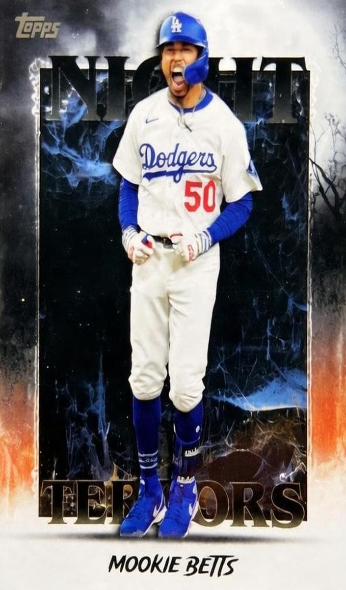 Mookie Betts 2025 topps Topps Chrome Update
