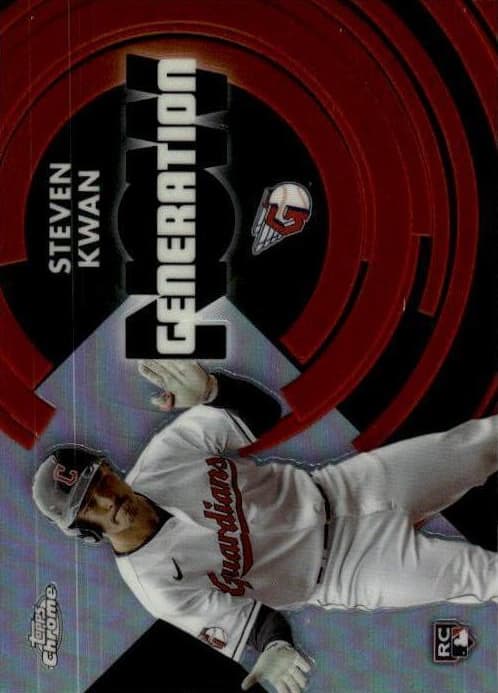 Steven Kwan 2022 topps Topps Chrome Update