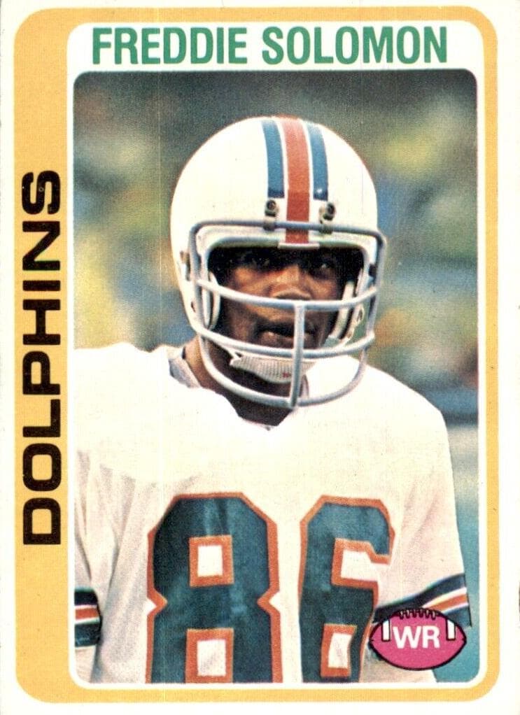 Freddie Solomon 1978 topps Topps