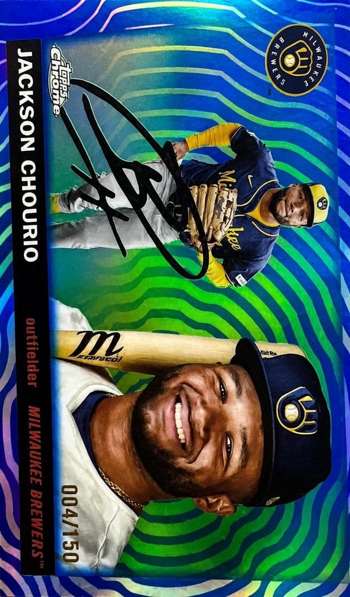 Jackson Chourio 2025 topps Topps Chrome Platinum