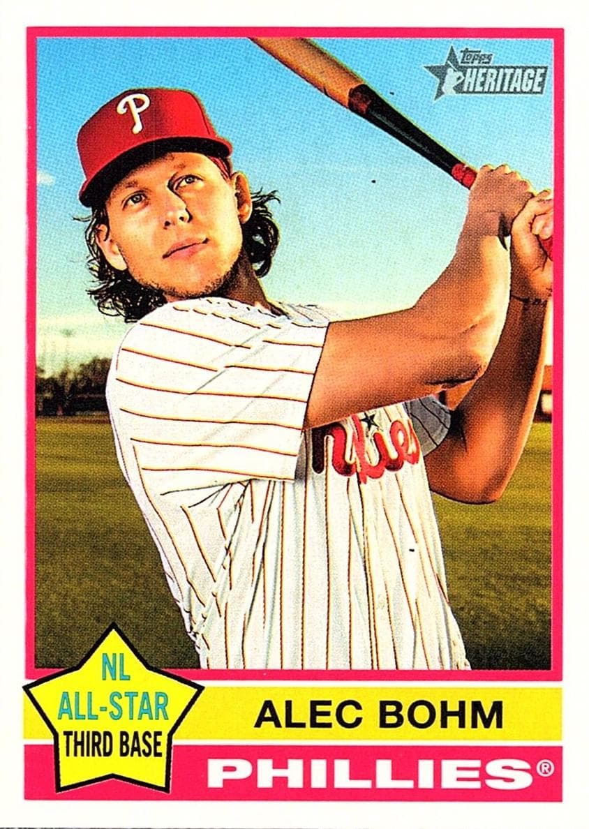 Alec Bohm trading card