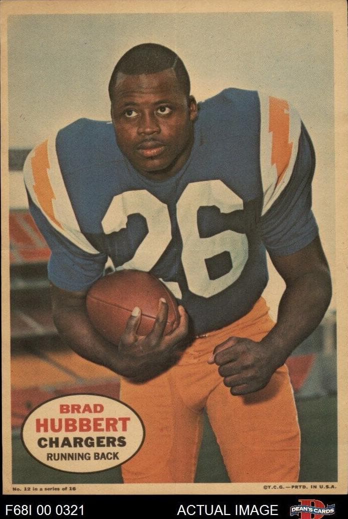 Brad Hubbert 1968 topps
