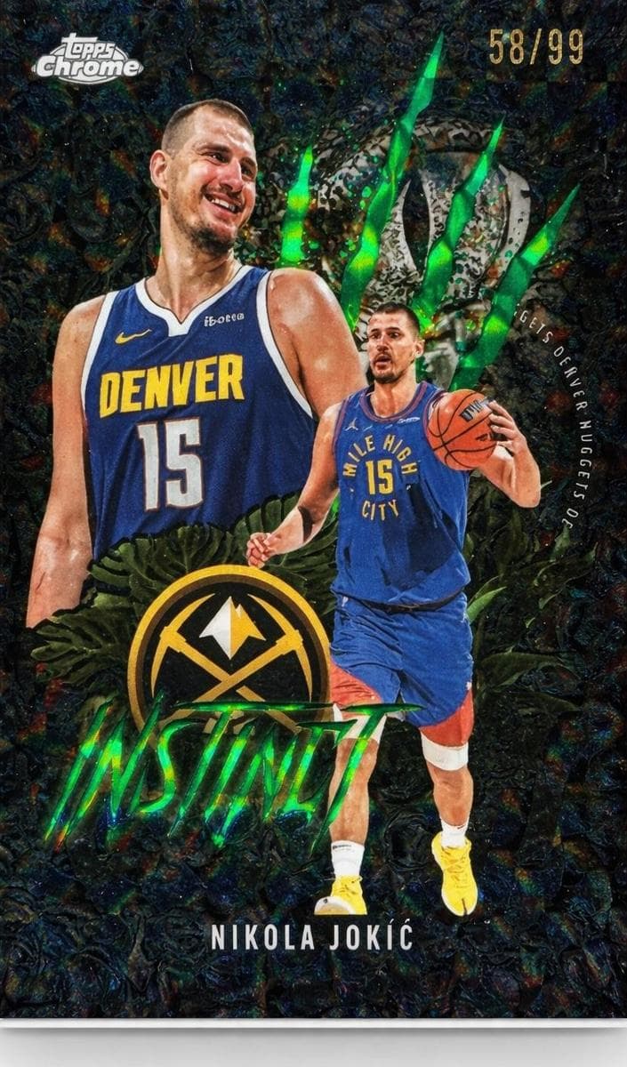 Nikola Jokic 2025 topps Topps Chrome