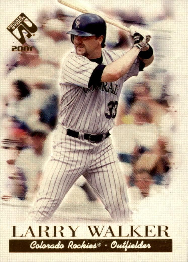 Larry Walker 2001 unknown Pacific Private Stock