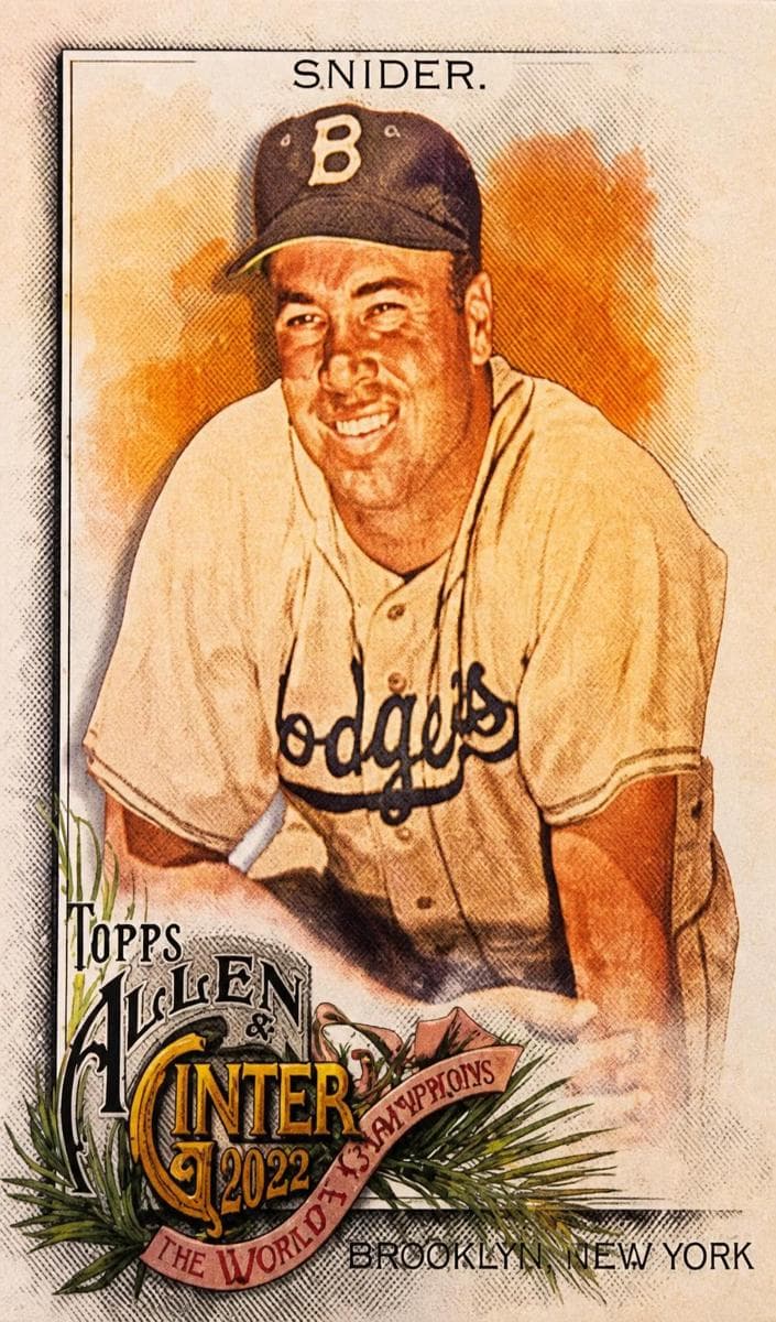 Duke Snider 2022 topps Topps Allen & Ginter