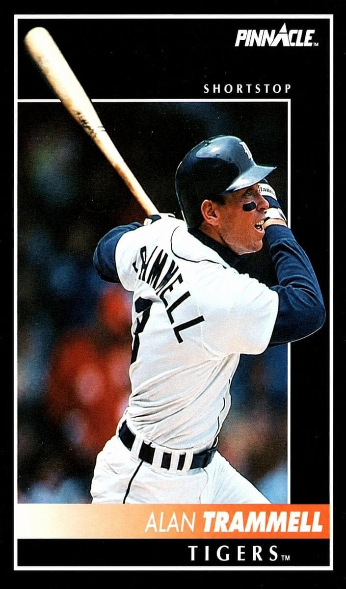Alan Trammell 1992 unknown Pinnacle