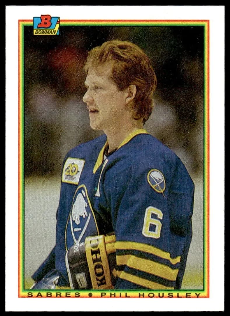 Phil Housley 1990 bowman Bowman