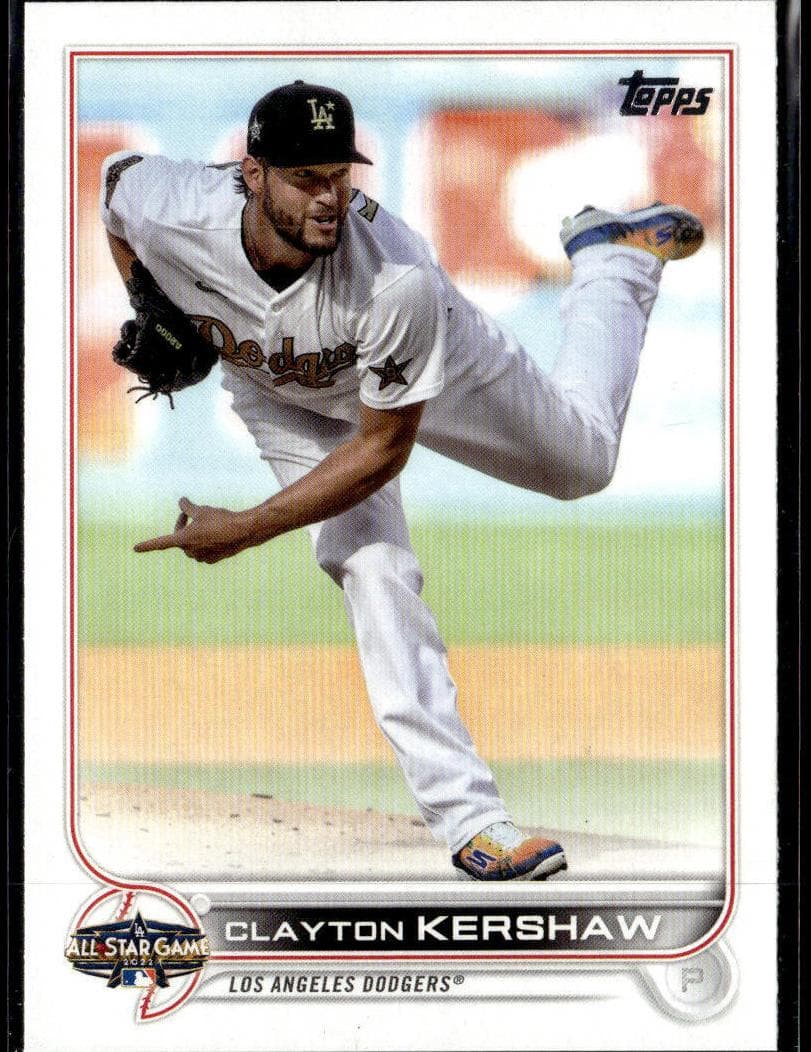 Clayton Kershaw 2022 topps Topps Update