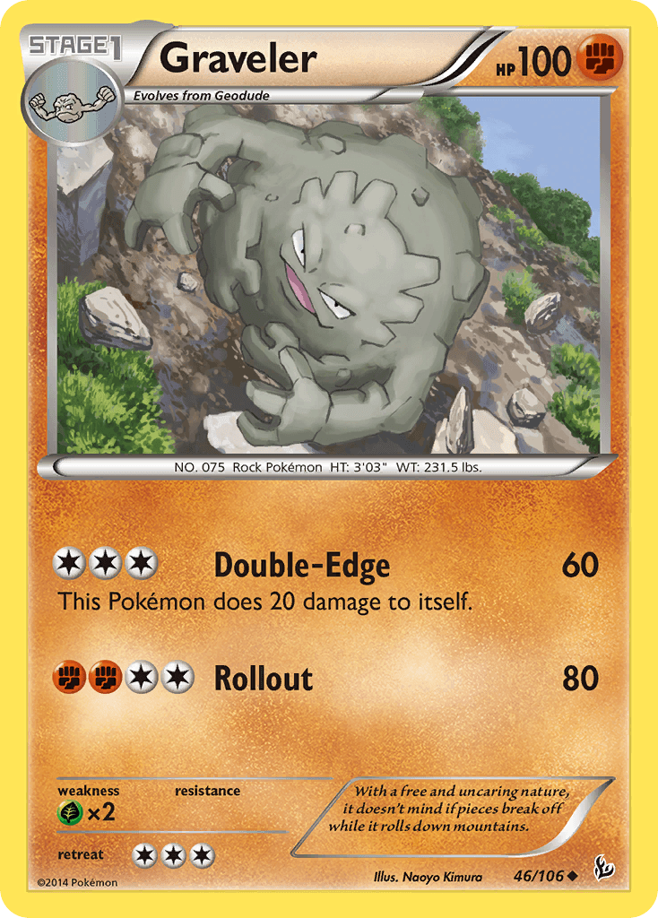 Graveler 2014 Pokemon Flashfire