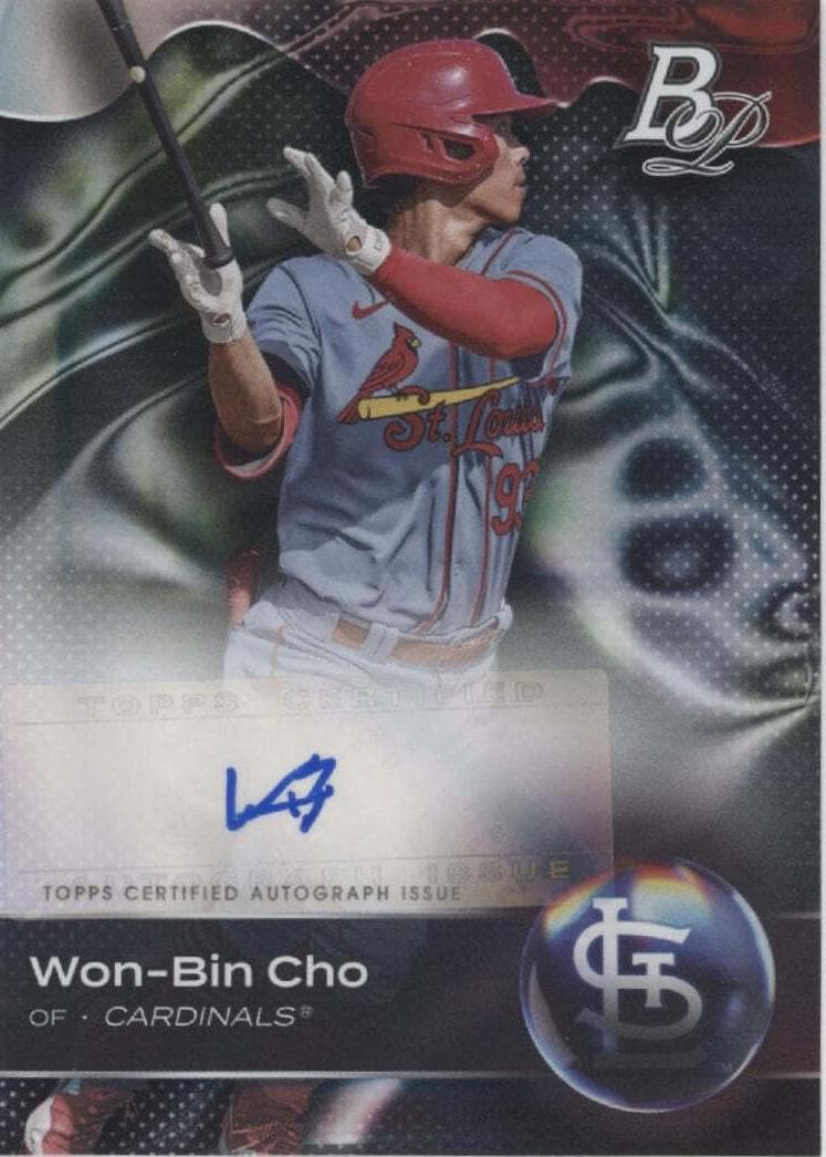 Won-Bin Cho 2023 bowman Bowman Platinum