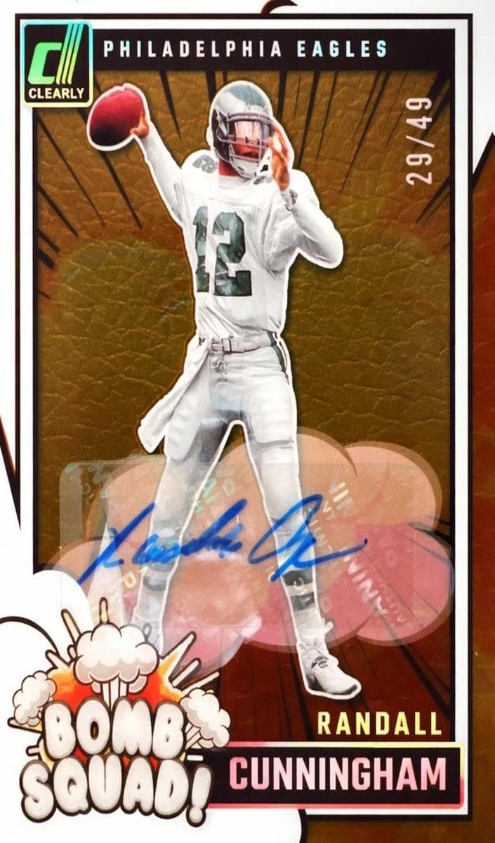 Randall Cunningham 2024 panini Clearly Donruss