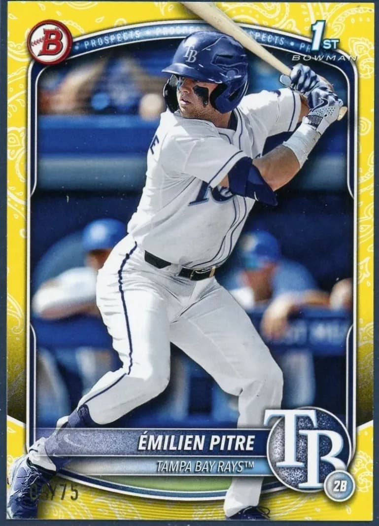 Emilien Pitre trading card