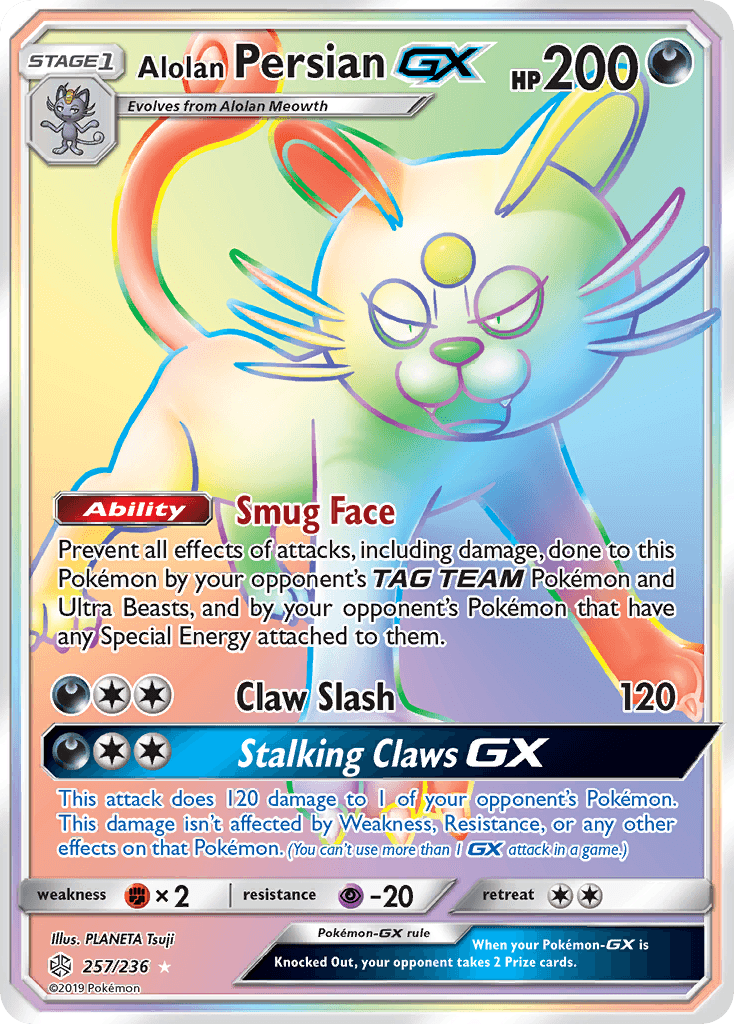 Alolan Persian GX #257