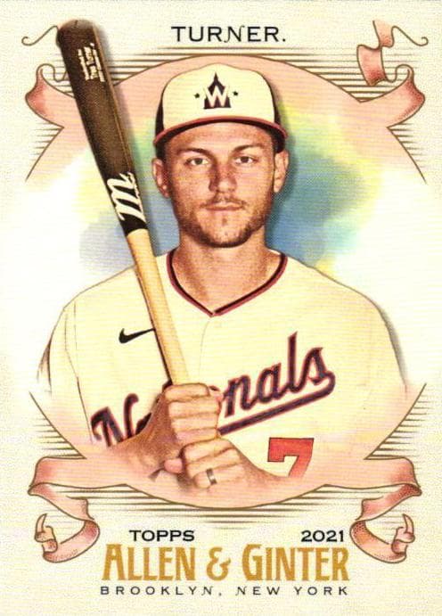 Trea Turner 2021 topps
