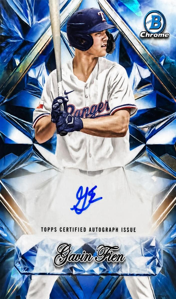 Gavin Fien 2025 bowman Bowman Draft Sapphire