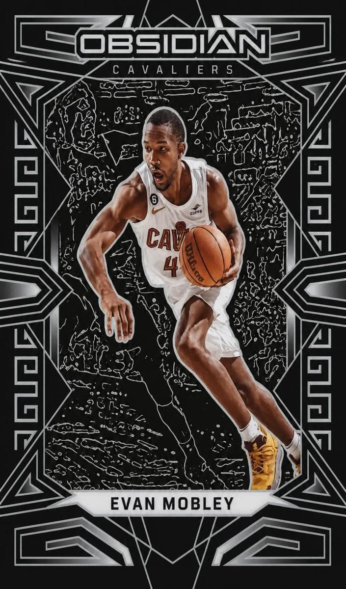Evan Mobley 2022 panini Panini Obsidian