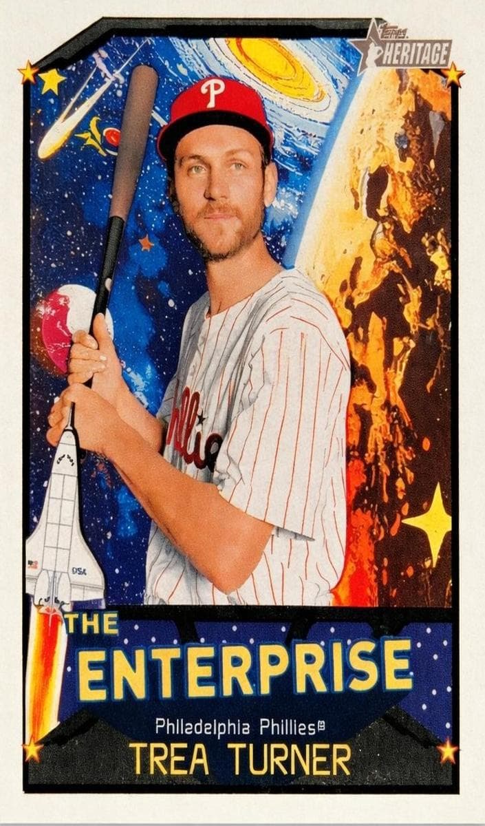 Trea Turner 2026 topps Topps Heritage