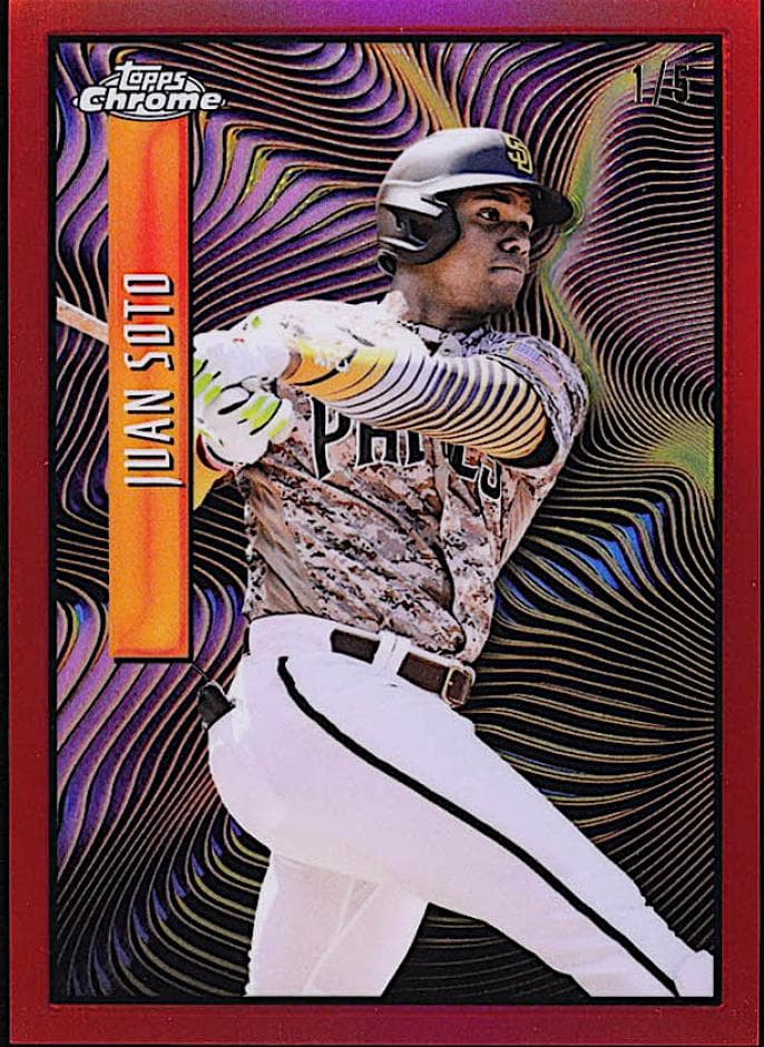 Juan Soto 2023 topps Topps Chrome