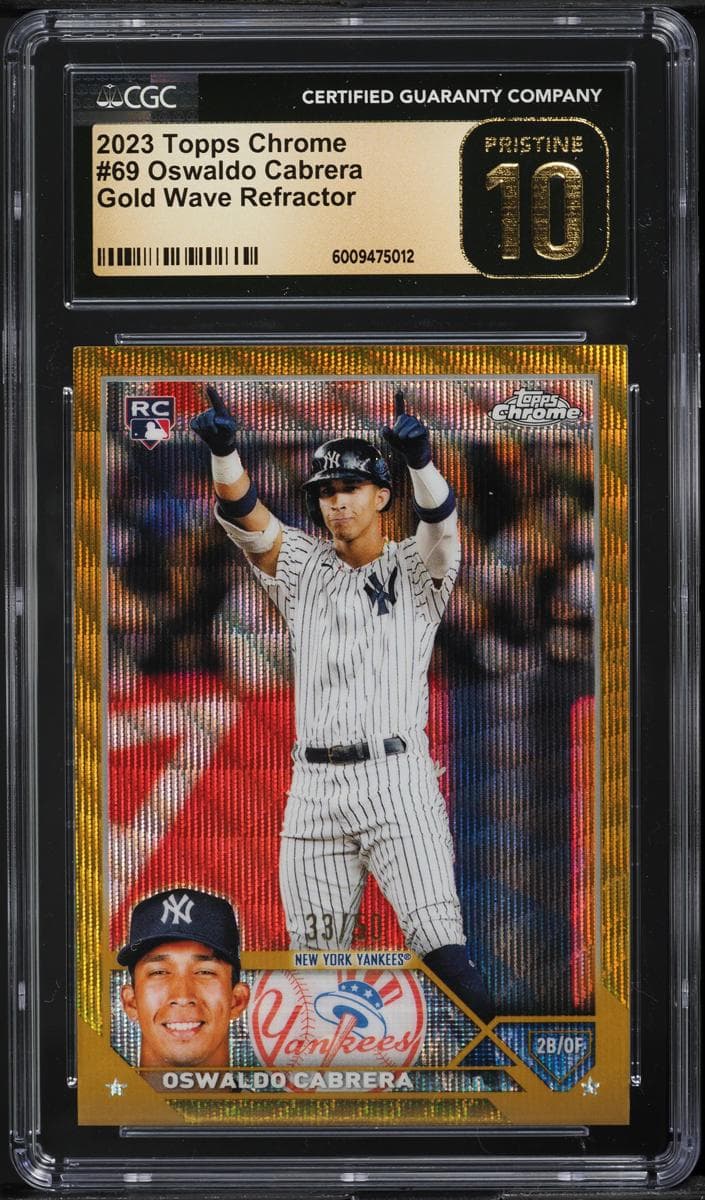 Oswaldo Cabrera 2023 topps Topps Chrome