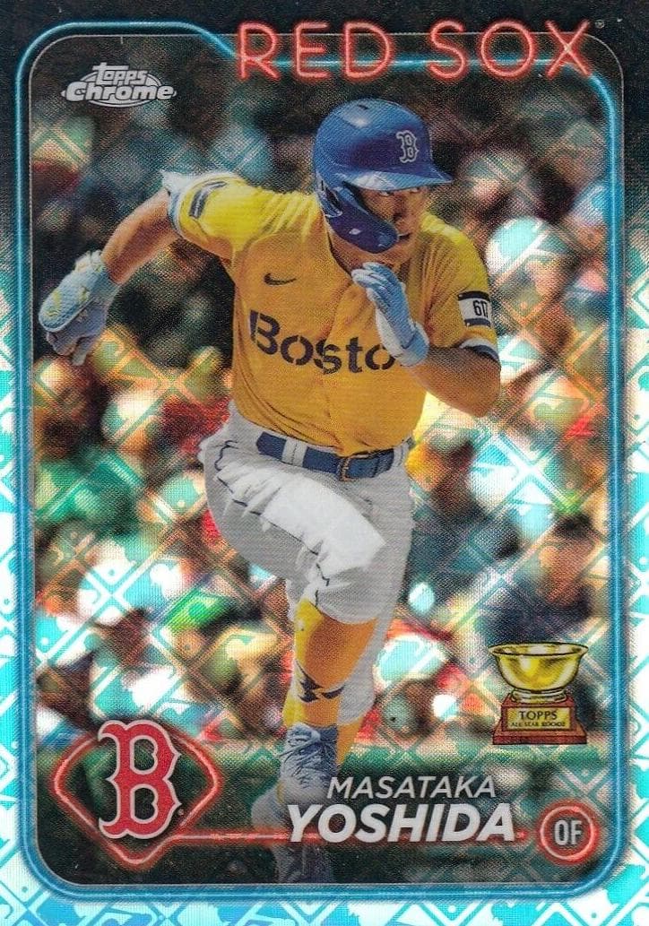 Masataka Yoshida 2024 topps Topps Chrome Logofractor Edition