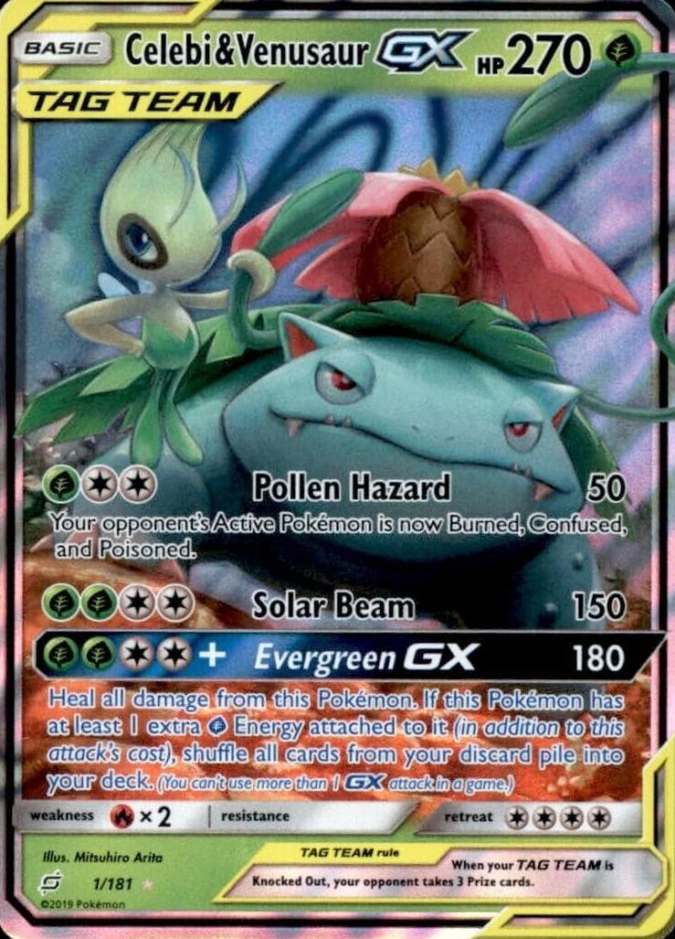 Celebi & Venusaur-GX #1