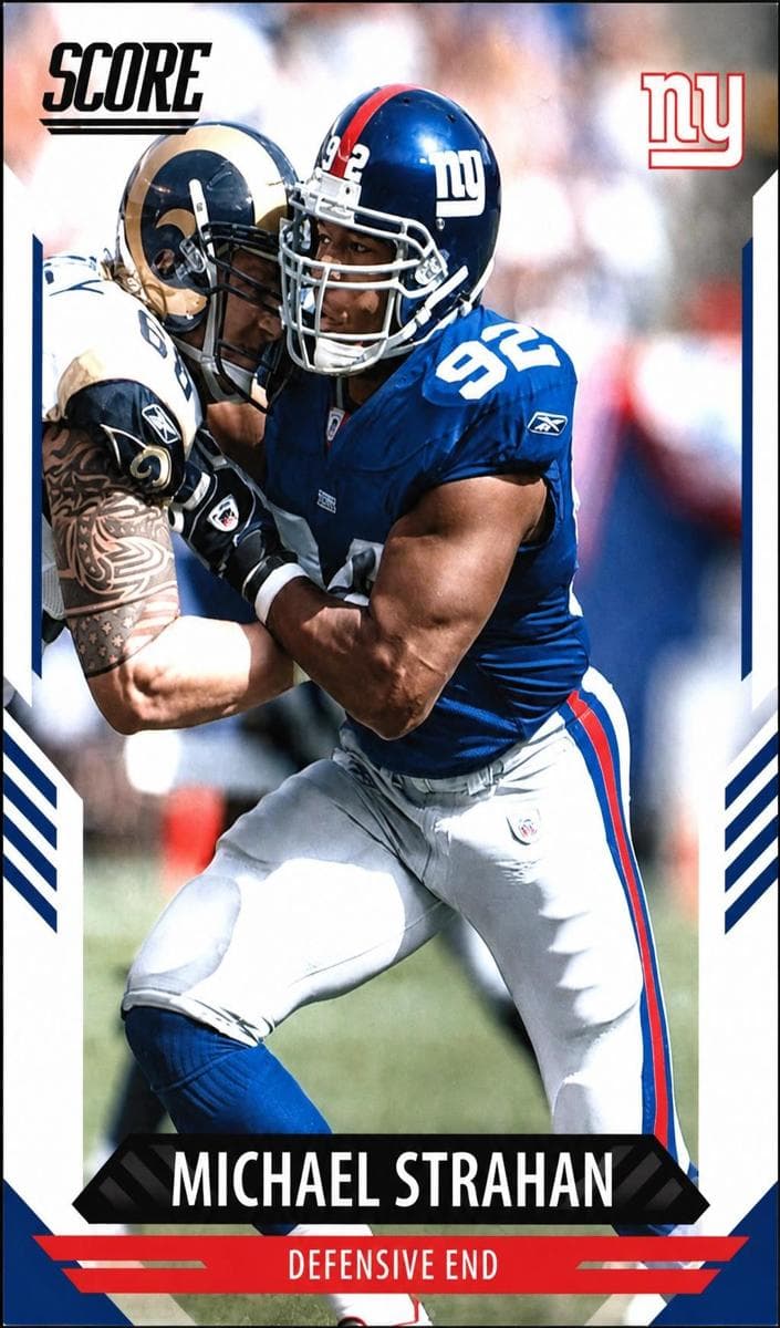 Michael Strahan 2021 panini Score
