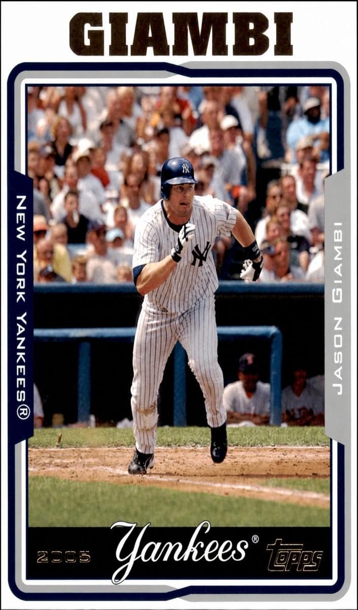 Jason Giambi 2005 topps Topps