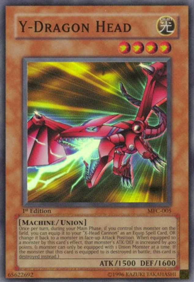 Y-Dragon Head 2003 Yu-Gi-Oh! Magician's Force
